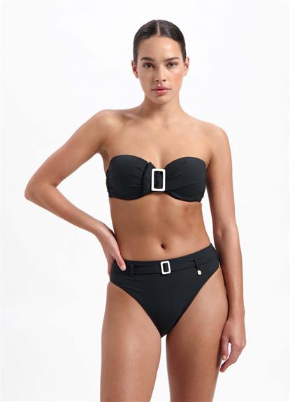 vanilla-and-black-bandeau-bikinitop