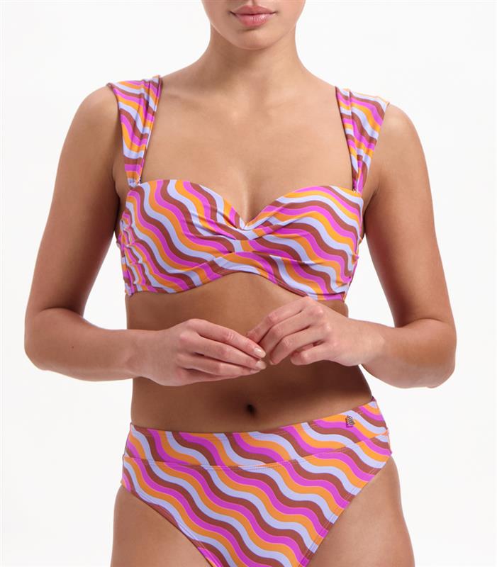 The Wave balconette bikini top 