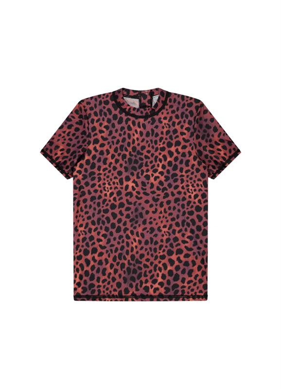 Leopard Lover kids swim shirt 