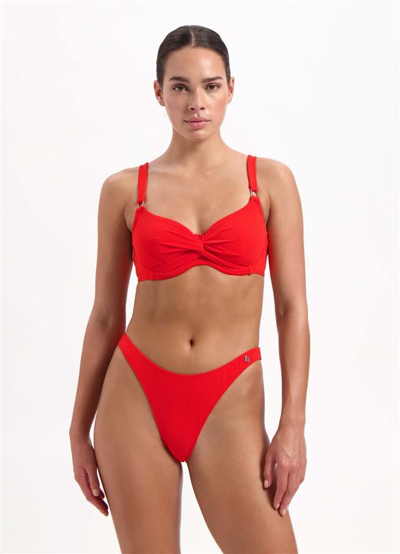 Fiery Red Shaping Bikini-Top 