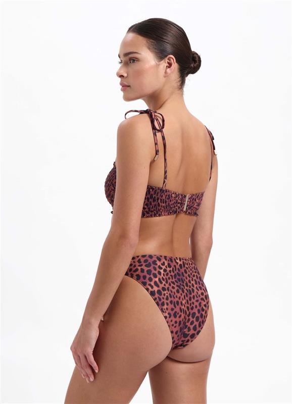 Leopard Lover side tie bikini bottom 