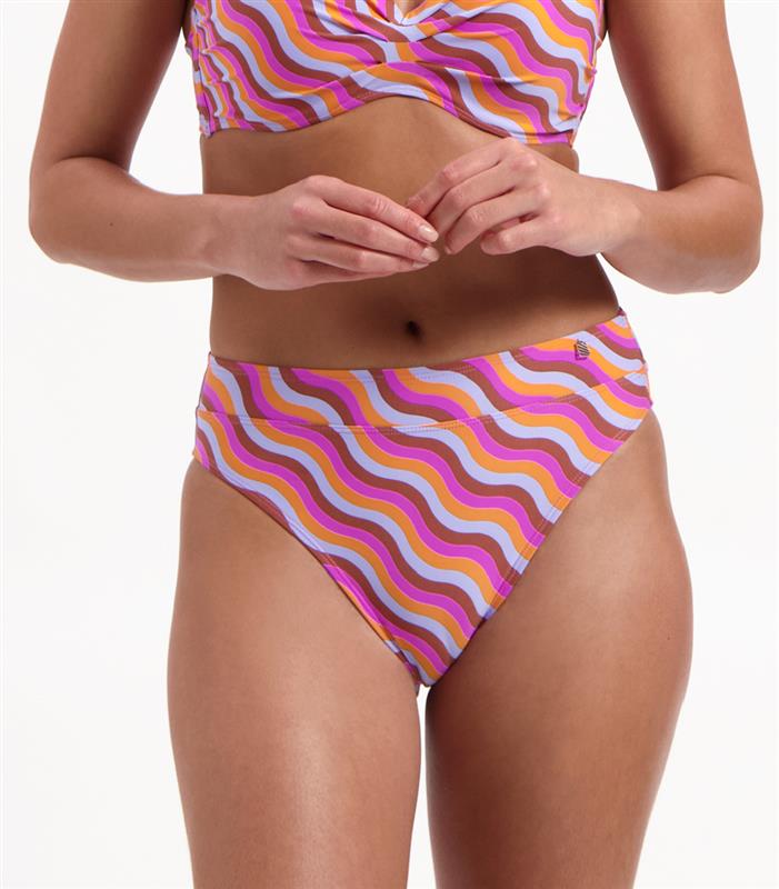 The Wave high waist bikini bottom 
