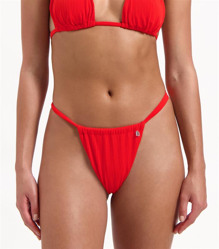 Fiery Red Trend Bikini-Hose 